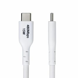 Cable USB Startech USB2AC3MNCWHE Blanco 3 m