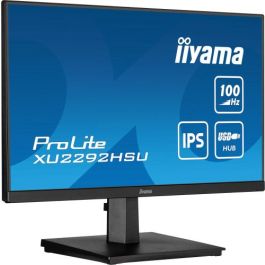 iiyama Monitor XU2292HSU-B6 21.5" Full HD IPS 1920x1080 HDMI DP USB Negro Mate 4ms 100Hz