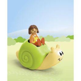 Playmobil Caracol con Figura Junior, Balancín con Sonajero, Edad Mínima 1 Año