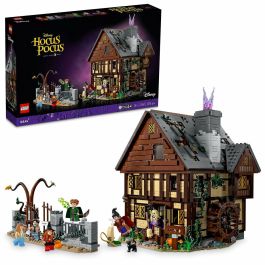 Lego Ideas Hocus Pocus Disney: La Mansión de las Hermanas Sanderson 21341 - Set de Construcción de Halloween para Adultos