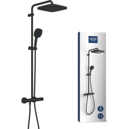 Columna de ducha con mezclador termostático - Ahorro de agua - GROHE Vitalio Comfort 250 - Negro mate - 266962431 Precio: 506.49999961. SKU: B1K5L7VE9R