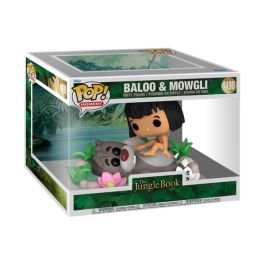 Funko Pop Disney El Libro de la Selva Mowgli y Baloo Figura Vinilo 11,3 cm