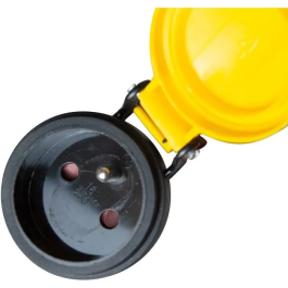 I-WATTS Cable de extensión 5m 3x1.5mm HO7RN-F3G15 con protección infantil IP44