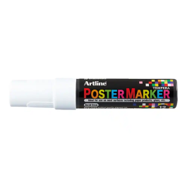 Artline Rotulador Poster Marker EPP-12 Punta Rectangular 12 mm Color Blanco