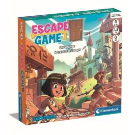 Clementoni CLE8005125528141 Juego de Escape - Viaje en el Tiempo, 3 Aventuras, +8 Años