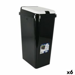 Cubo para la Basura Tontarelli Bido Negro Rectangular 38 x 29 x 65 cm (6 Unidades) Cubo para la Basura Tontarelli Bido Negro Rectangular 38 x 29 x 65 cm (6 Unidades)