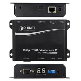 Planet IHD-210 Extensor Receptor HDMI sobre IP con PoE Full HD 1080p para Distribución de Video por Red LAN con Extensión IR y RS232