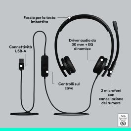 Auriculares Logitech 981-001430 Negro
