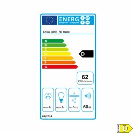 Campana Convencional Teka DBB70 I 70 cm 380 m3/h 60 dB 195W