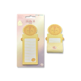 Imaginovo Bloc Notas Adhesivas León 20 Hojas 85x164 mm