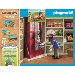 Playmobil Tienda Granja 24 Horas con Máquina de Leche, Frutas y Verduras Frescas y Ecológicas, Set de 83 Piezas