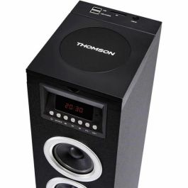 THOMSON DS120CD - Torre de altavoces multimedia - Reproductor de CD - 60W - Bluetooth, USB, radio FM - Pantalla LED - Negro