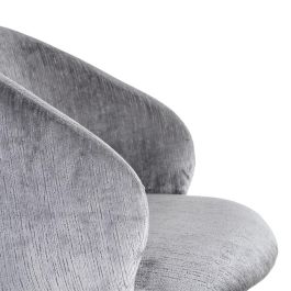 Silla Gris Tejido-Metal Contract 58 X 60 X 80,50 cm