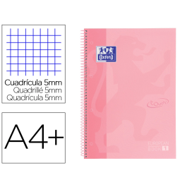 Oxford Cuaderno Europeanbook 1 Write&Erase 80H A4+ 5x5 mm Microperforado Tapa Extradura Flamingo Pastel (Set 5) (Set de 5) Precio: 21.78999944. SKU: B1KHAKAHLE