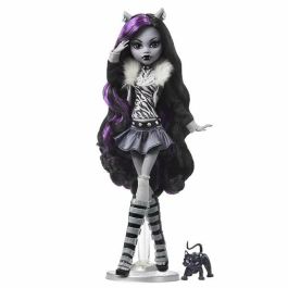 Mattel Muñeca Monster High Reel Drama Clawdeen en Blanco y Negro