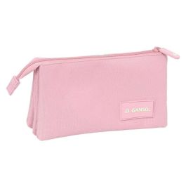 Safta Portatodo Triple El Ganso Basics Pink 22x12x3 cm Edad Mínima Recomendada 3 Años