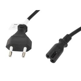Lanberg Cable de Alimentación CEE 7/16 a IEC 320 C7 para PC, Portátiles, ICT y RTV - 1.8m Negro Precio: 5.50000055. SKU: S5604181