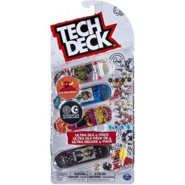 Tech Deck Paquete de 4 Patines de Dedos para Niños - Modelo Aleatorio - Recomendado a partir de 6 años