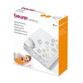 Beurer TS-23 Calientacamas Eléctrico Individual de Forro Polar con 3 Niveles de Temperatura y Protección Contra Sobrecalentamiento
