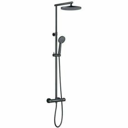 Edouard Rousseau AAAPS00314 - Columna de Ducha Termostática Grafito con Rociador Orientable Ø 250 mm Gris Precio: 159.50000022. SKU: B1H2M6HQRJ