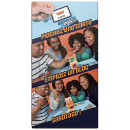 Hasbro Gaming Jenga Sabotage Paquete de Expansión, Juego de Mesa y Fiesta Familiar para mayores de 6 años