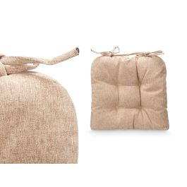 Giftdecor Set 2 Cojines Silla Marron 40x40 cm Tela Poliester (Set de 6)