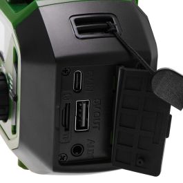 Camry Radio de Emergencia CR1919 Solar/Dinamo/USB 4000 mAh, Linterna LED 3W, Power Bank, Verde