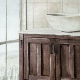 Cuadro DKD Home Decor Baños (2 Unidades) (40 x 2 x 40 cm) Cuadro DKD Home Decor Baños (2 Unidades) (40 x 2 x 40 cm)