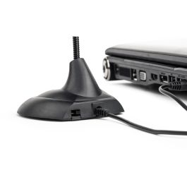 Gembird MIC-205 Micrófono de Mesa para PC Omnidireccional con Conexión Alámbrica 3.5mm – Negro