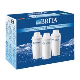 Brita Pack de 3 cartuchos de filtro blanco clásico Precio: 29.94999986. SKU: B1EM4YNFAY