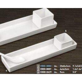 Bandeja Rectangular 26x6 cm, Vajilla, No Apto Lavavajillas ni Microondas Precio: 6.50000021. SKU: B13GG85XQC