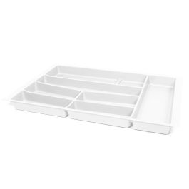 Herrajes ALK Cubertero Modelo Auro Organizador de Cubiertos Plástico para Cajón Módulo 800 mm Blanco Hecho en España Precio: 10.58999986. SKU: B179HT9Y9C
