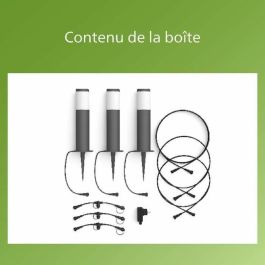 Philips PHI8719514477377 Pack 3 Terminales de Exterior GardenLink baja tensión 24W IP44 2700K Antracita