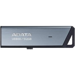 ADATA UE800 512 GB USB-C 3.2 (10 Gbit/s) Aluminio Cepillado Plata