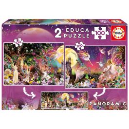 Educa Puzzles 2X100 Tríptico De Hadas 19291 Educa Panorámico Precio: 9.5000004. SKU: B1J3ZFR86R