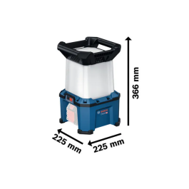 Bosch Professional Lámpara de trabajo inalámbrica GLA 18VH-7500, 06014A5000 (sin batería ni cargador)
