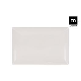 La Mediterranea Fuente Rectangular Ivory Brillo 34 x 22.5 cm (6 Unidades) Precio: 40.59000055. SKU: S2208251