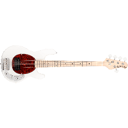 Sterling Bajo Eléctrico Ray25Ca Stingray Classic M/M Olympic White - Preamplificador Activo 2 Bandas, Cejuela 38mm