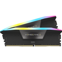 Corsair CMH32GX5M2B5600C40K Memoria RAM Revenge RGB DDR5 32GB (2x16GB) DIMM 5600 MHz 1.25V Negro Corsair CMH32GX5M2B5600C40K Memoria RAM Revenge RGB DDR5 32GB (2x16GB) DIMM 5600 MHz 1.25V Negro