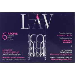 LAV Set 6 Vasos "Archie" 390 cc (4 Cajas)
