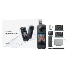 Insta360 INS6977644761496 X5 Bundle Edition Cámara Deportiva 360° 8K WiFi Bluetooth FlowState Resistente Agua