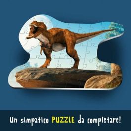 Lisciani Giochi LIS1695897584635 Kit Construcción STEM Dinosaurios, Colección Archéo-Ludic, Rompecabezas Realista, Juego Educativo