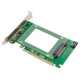 ProXtend PX-SA-10147 Tarjeta Adaptadora SSD PCIe x16 U.2 SFF-8639 2-en-1 para unidades U.2 y SATA - Optimiza Rendimiento
