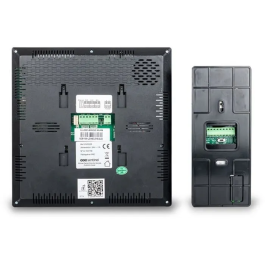 Scs Sentinel SCS3701085207151 Videoportero con Conexión por Cable, Visión Nocturna, Negro