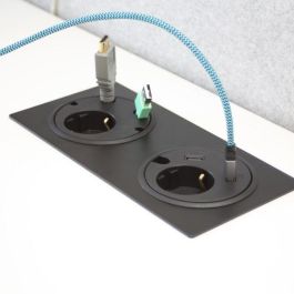 Kondator Type F, 4 x cable feedthrough, PCT, Black Kondator Type F, 4 x cable feedthrough, PCT, Black