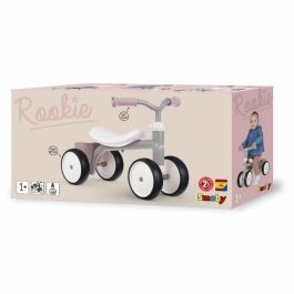 Smoby SMOB721405 Portabebés Metálico Rookie Pink para Niños +12 meses