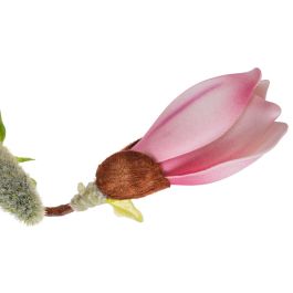 Rama Magnolia Rosa Artificial 18 X 38 X 110 cm