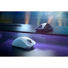 Razer DeathAdder V3 Pro white Ratón Gaming Óptico Inalámbrico USB-C 30000 DPI Blanco Ergonómico Diestro