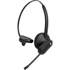 Yealink WH63 E2 UC Auriculares Inalámbricos con Gancho para Oreja Llamadas/Música, Control de Volumen, Negro