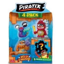 Magic Box Figura Piratix Wild Kingdom Pack 4 Unidades Sorpresa Modelos Surtidos Precio: 4.88999962. SKU: B15533QGLP
